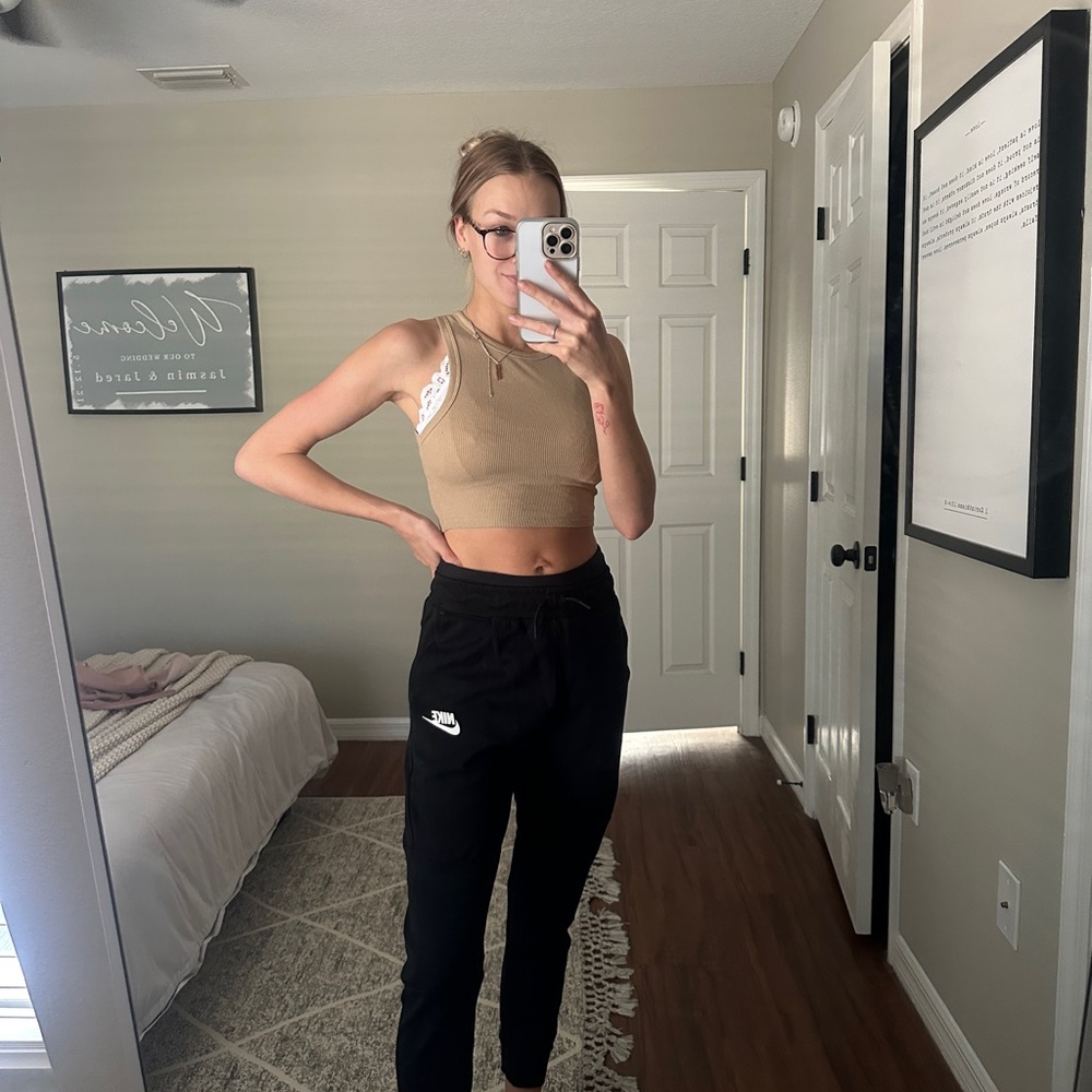SOLD Nike Tech Fleece Black Joggers